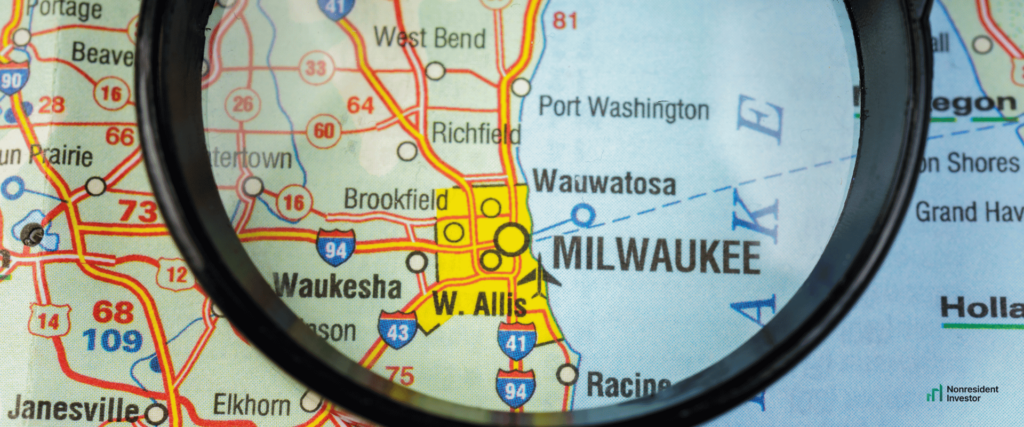 A Milwaukee map.