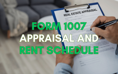 Everything About 1007 Appraisal Form