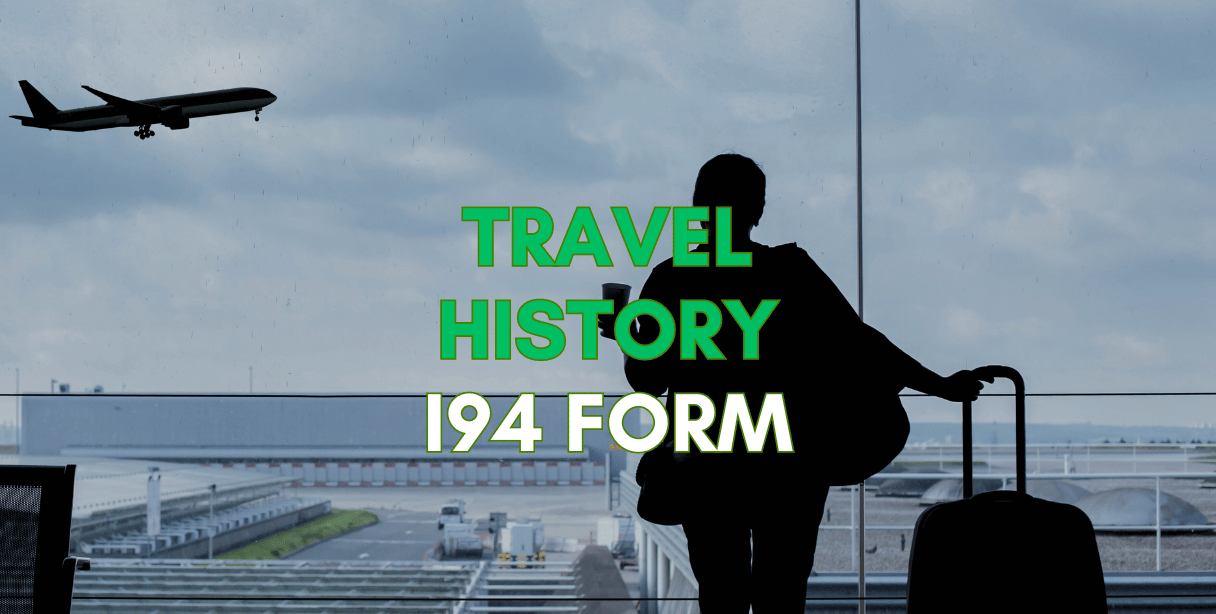 how to fill out travel history i94 form