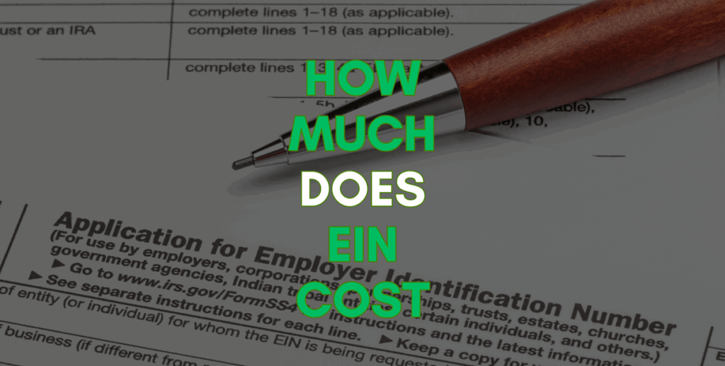 How Much Does EIN Cost In The US? Nonresident Investor