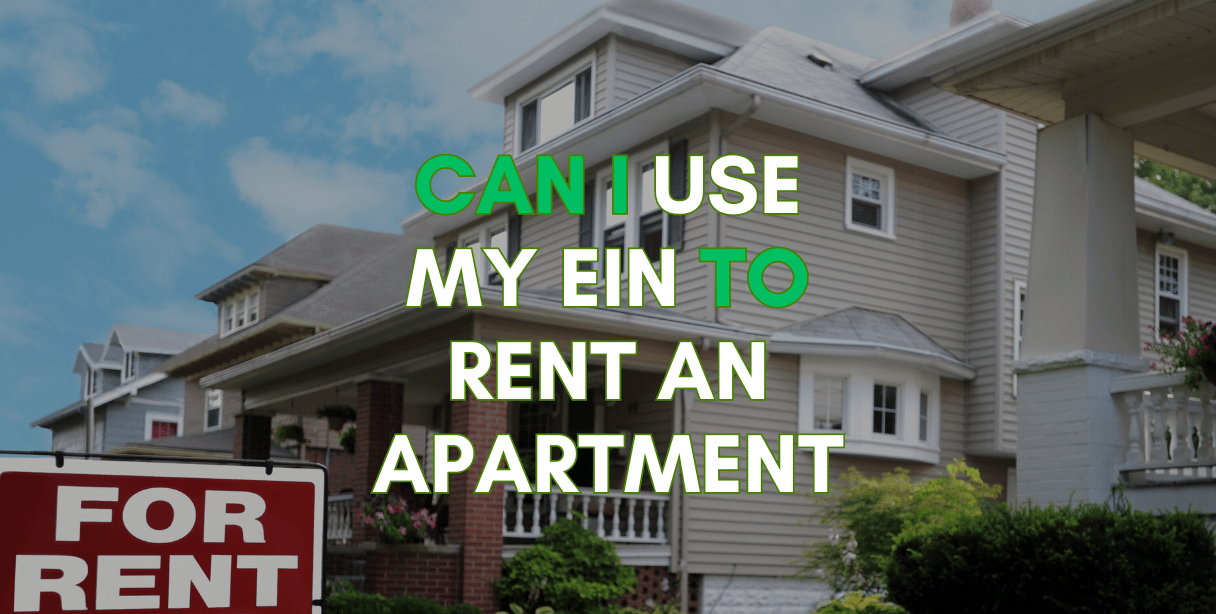 can I use my ein tor rent an apartment in the usa