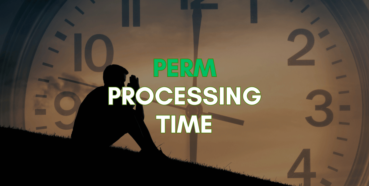 what is the average expected perm processing time in 2024